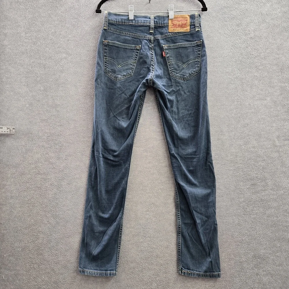 Levi's 511 Men Jeans 30X32 Blue Denim‎ Slim Fit 29